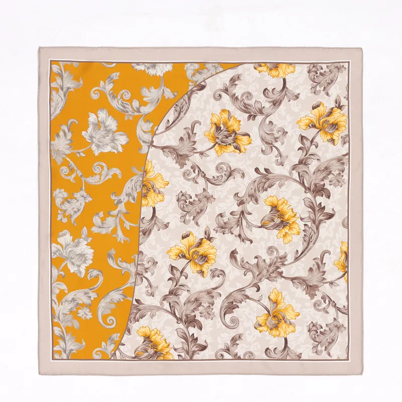 Red Bean 100% Mulberry Silk Scarves Women's-7
