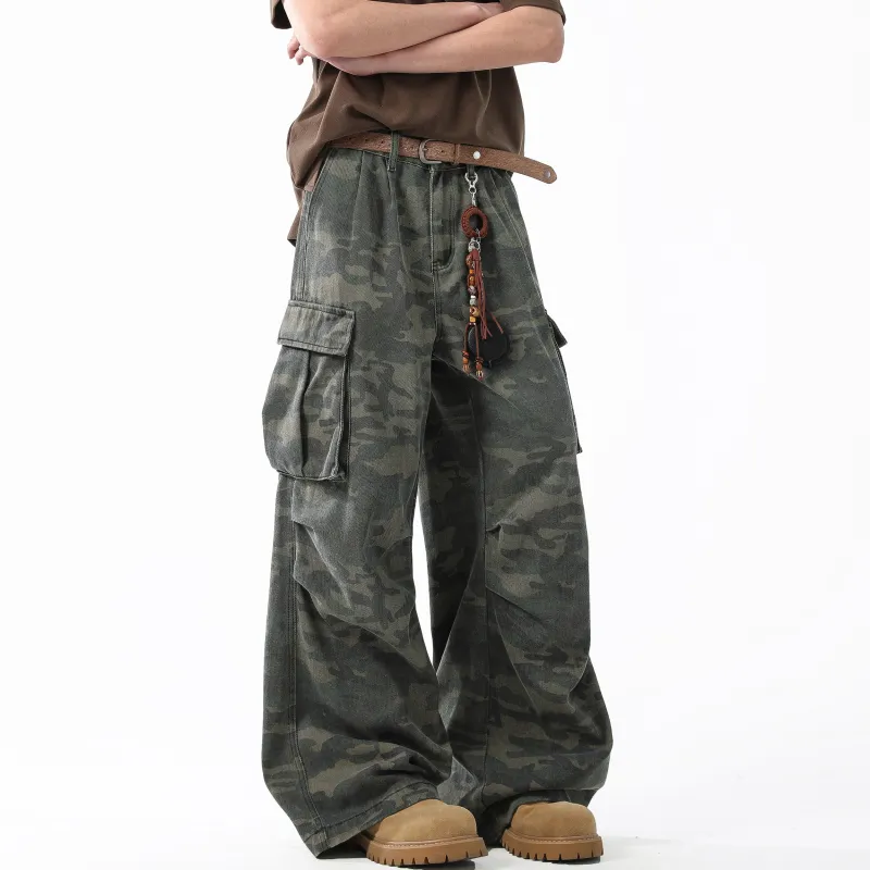 KADAKADA SUITE Cargo Pants Unisex Camouflage-3