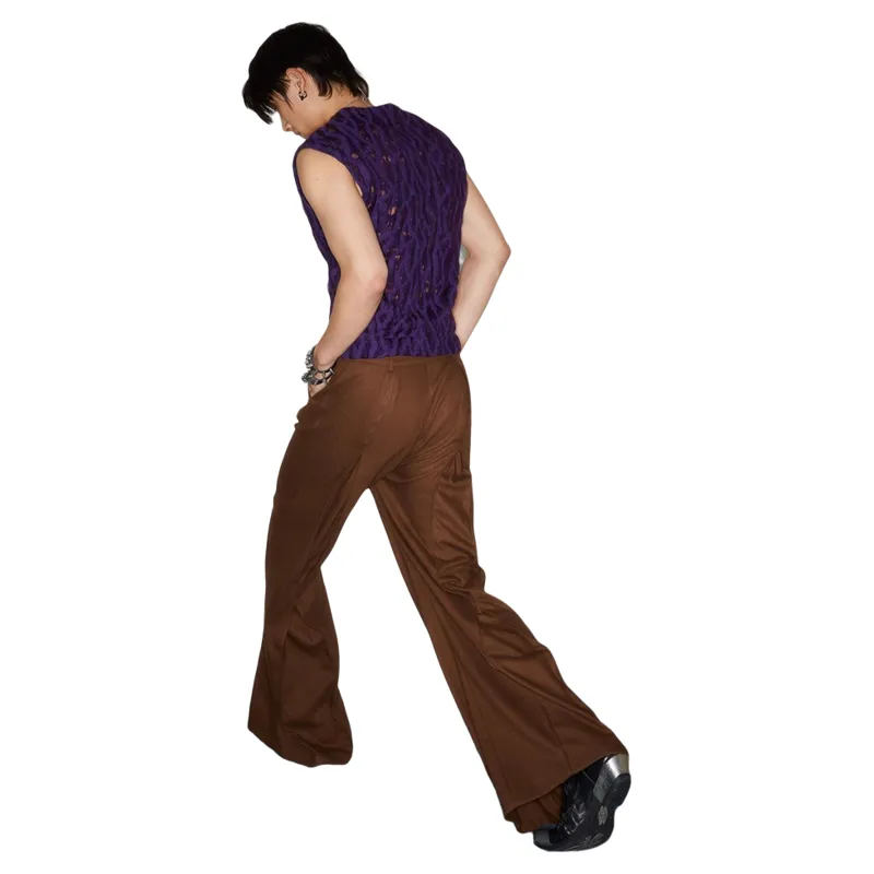KADAKADA SUITE Casual Pants Unisex Dark Brown-1