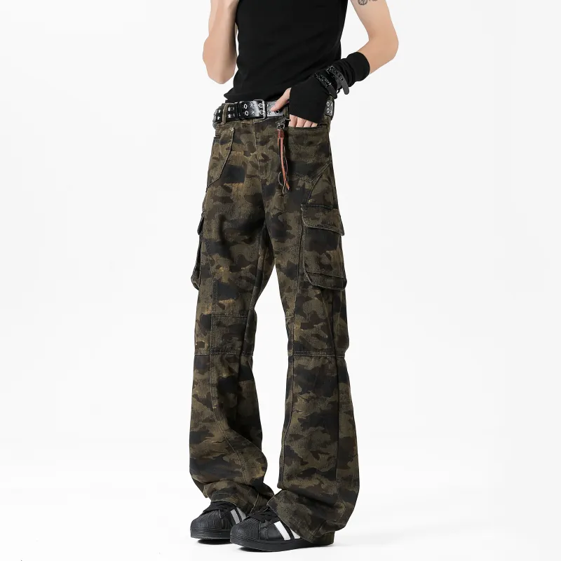 KADAKADA SUITE Cargo Pants Unisex Camouflage-1