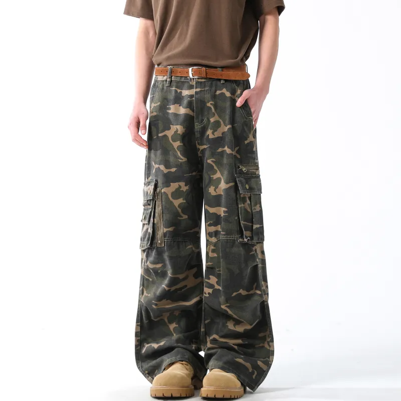 KADAKADA SUITE Cargo Pants Unisex Camouflage-3