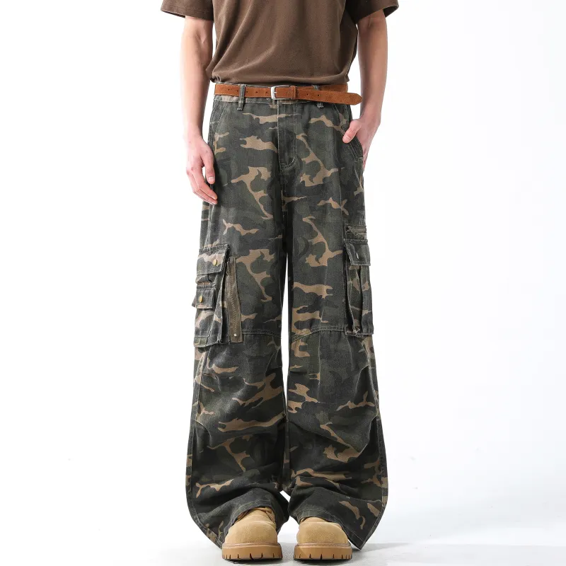 KADAKADA SUITE Cargo Pants Unisex Camouflage-2