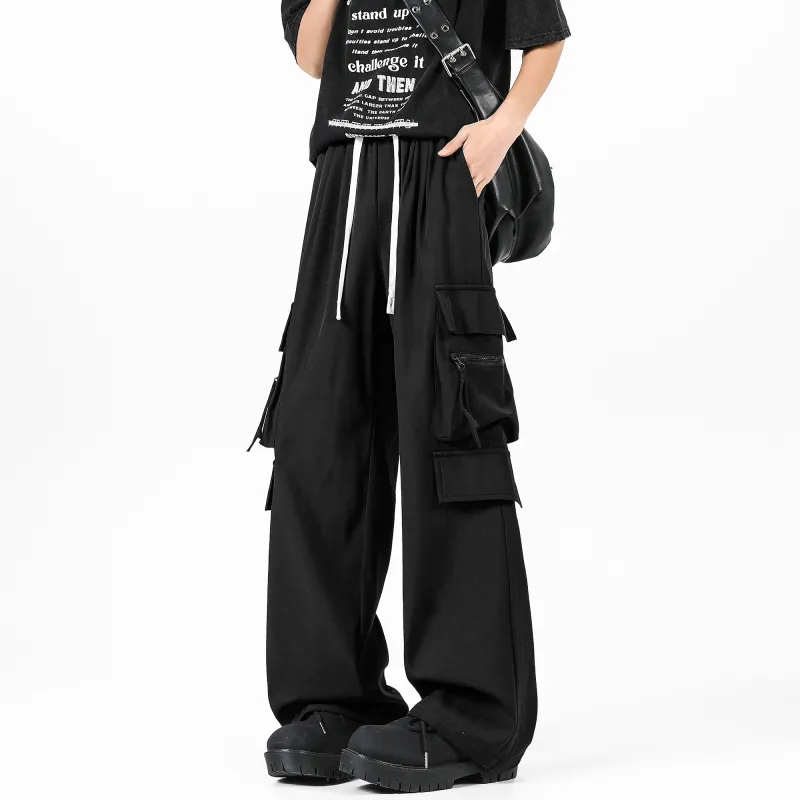 KADAKADA SUITE Cargo Pants Unisex Black-3