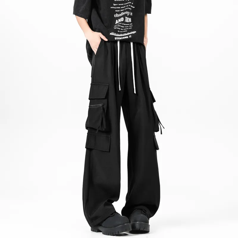 KADAKADA SUITE Cargo Pants Unisex Black-2
