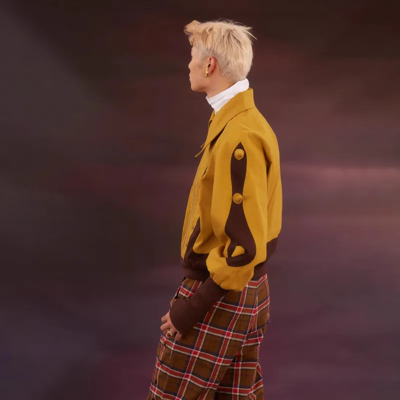 KADAKADA SUITE Jackets Coats Unisex Ginger Yellow-5