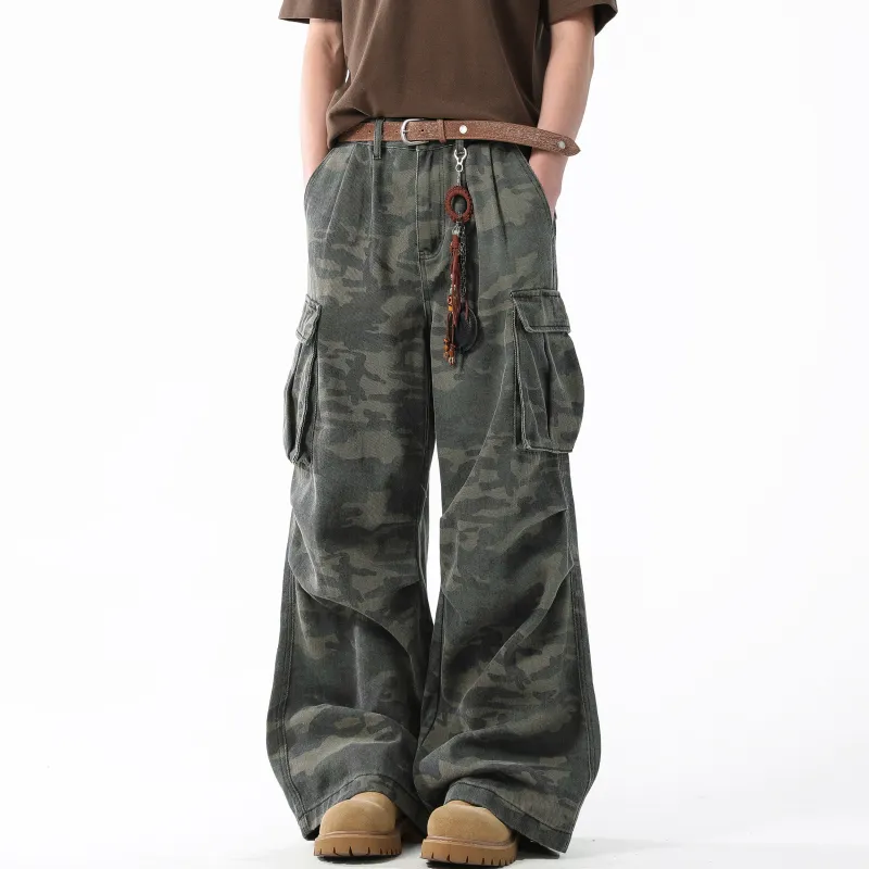 KADAKADA SUITE Cargo Pants Unisex Camouflage-1