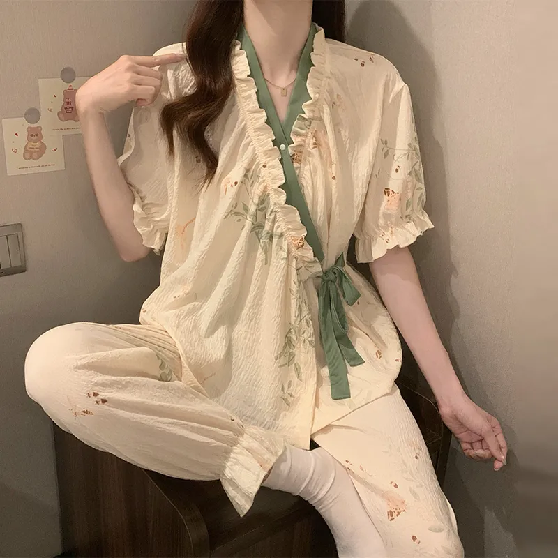 OUSHIBO Women's Pajama Sets-2