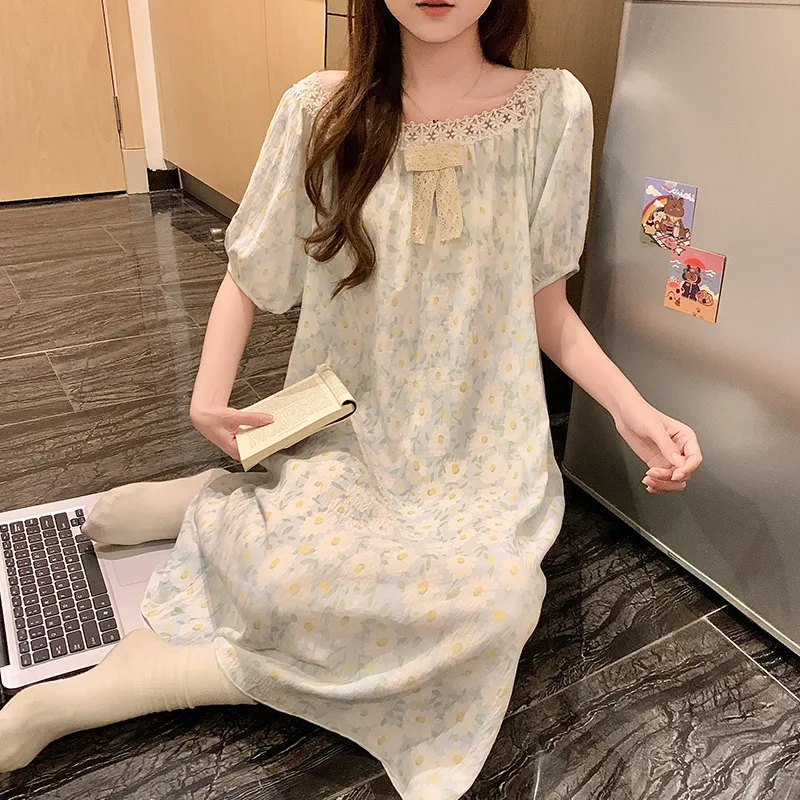 OUSHIBO Nightgown Women's Image Color-4