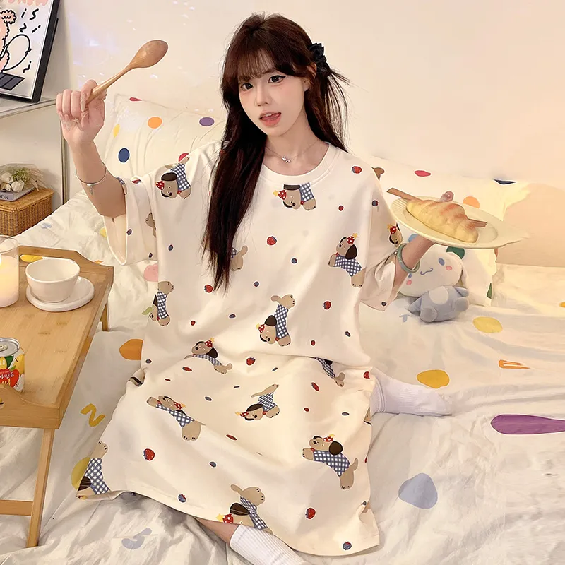 OUSHIBO Women's Nightgowns-5