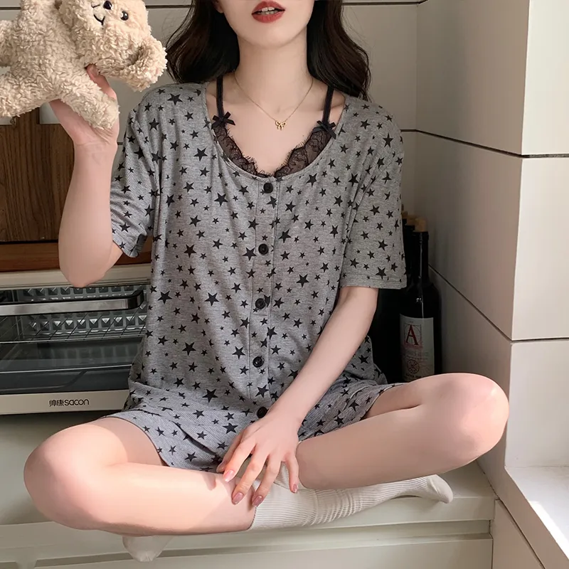 OUSHIBO Women's Pajama Sets-5
