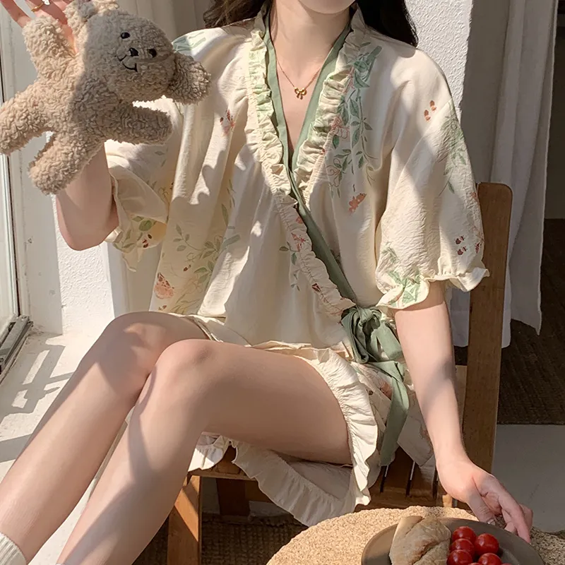OUSHIBO Women's Pajama Sets-6