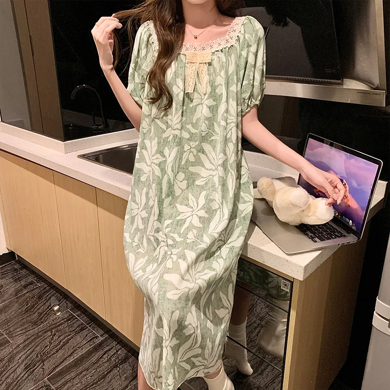 OUSHIBO Nightgown Women's Image Color-2