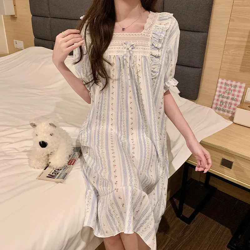OUSHIBO Nightgown Women's Image Color-4