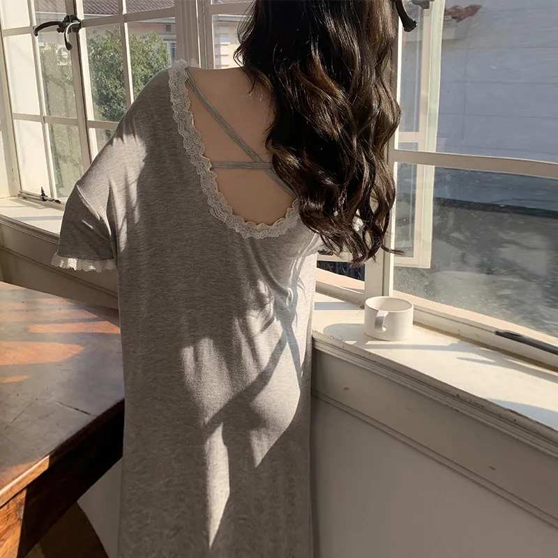 OUSHIBO Nightgown Women's Image Color-4