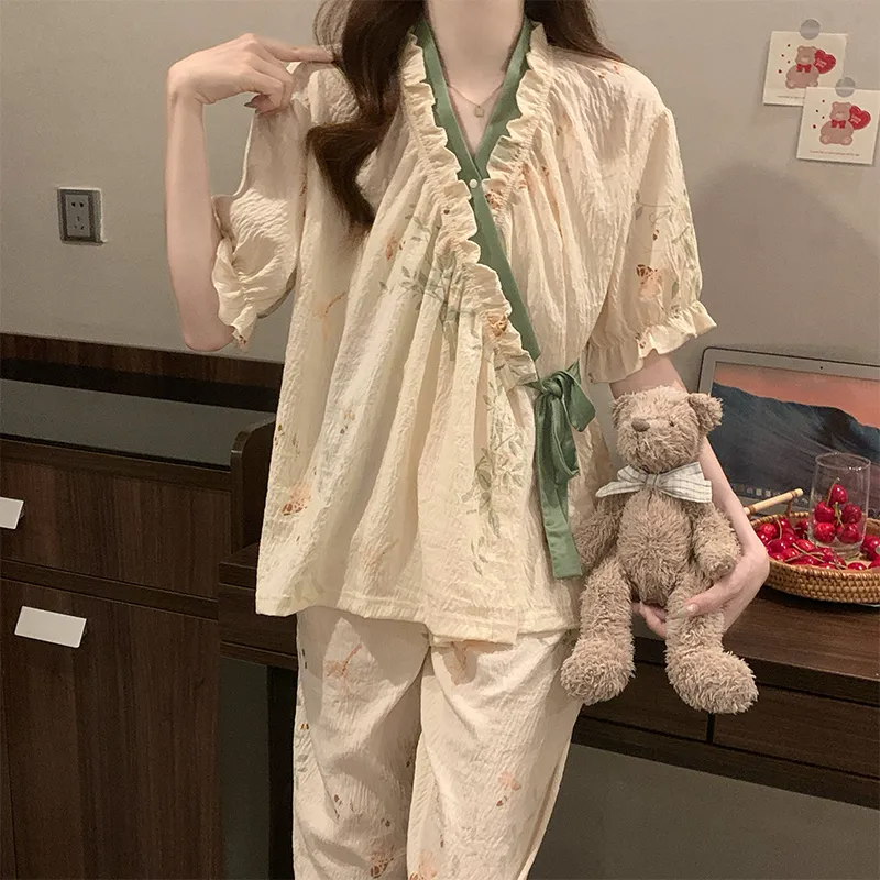 OUSHIBO Women's Pajama Sets-5