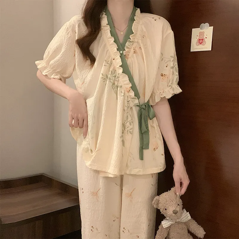 OUSHIBO Women's Pajama Sets-3