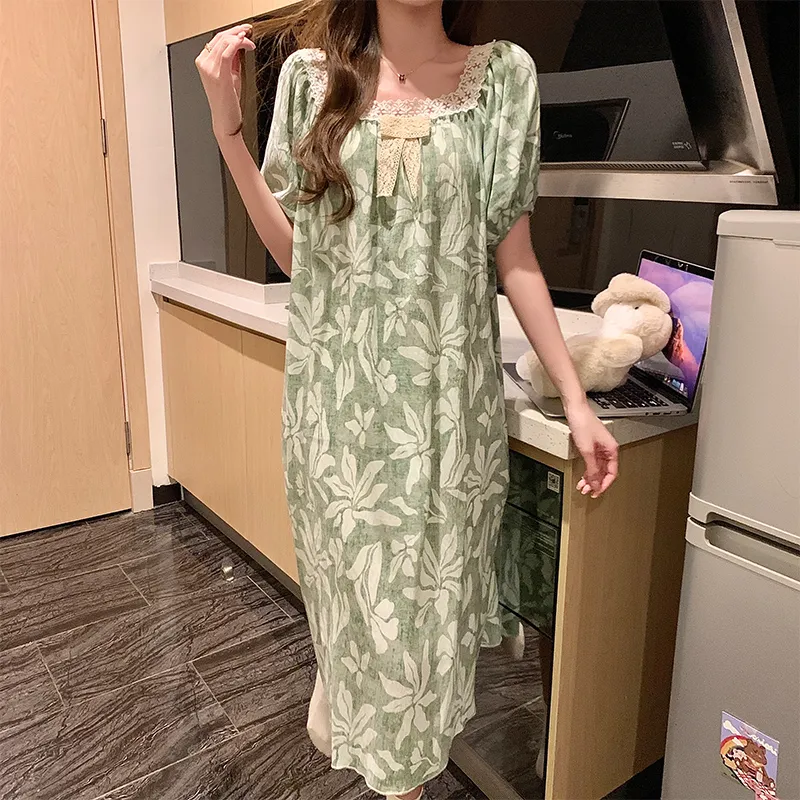 OUSHIBO Nightgown Women's Image Color-5