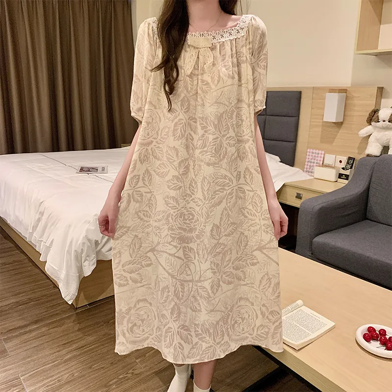 OUSHIBO Nightgown Women's Image Color-5