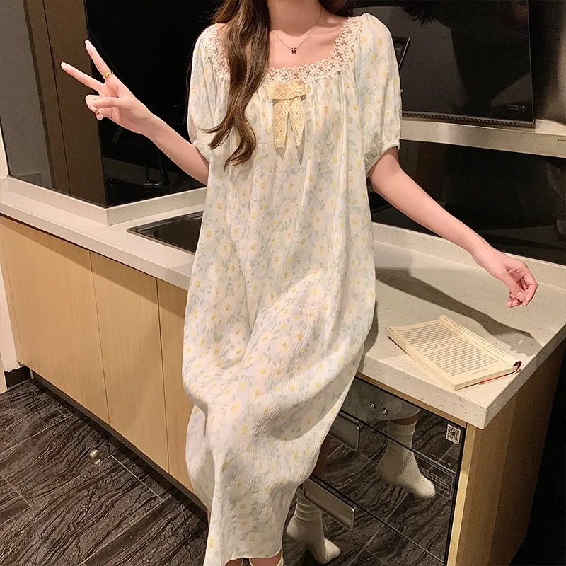OUSHIBO Nightgown Women's Image Color-2