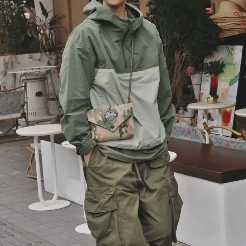 GAGA EQUIPMENT Nylon Envelope Bag, Crossbody Bag Unisex Camouflage-4