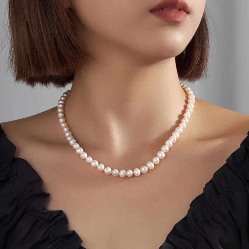 AIDAQIAN Pearl Necklaces Women's-1