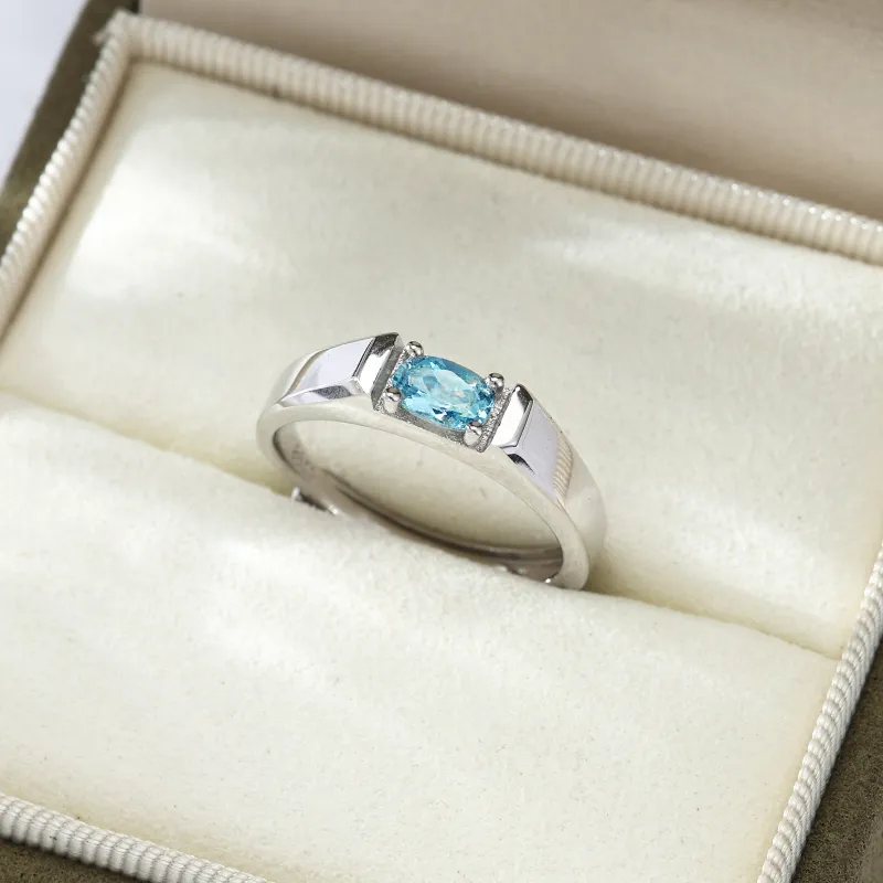 AIDAQIAN S925 Silver Ring Open And Adjustable Men's-2