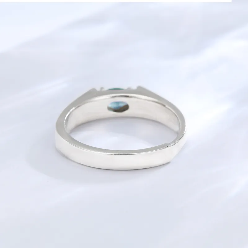 AIDAQIAN S925 Silver Ring Open And Adjustable Men's-4