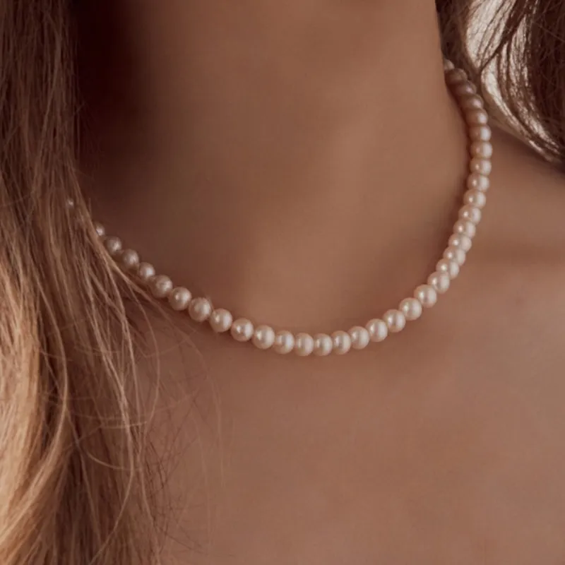 AIDAQIAN Pearl Necklaces Women's-4