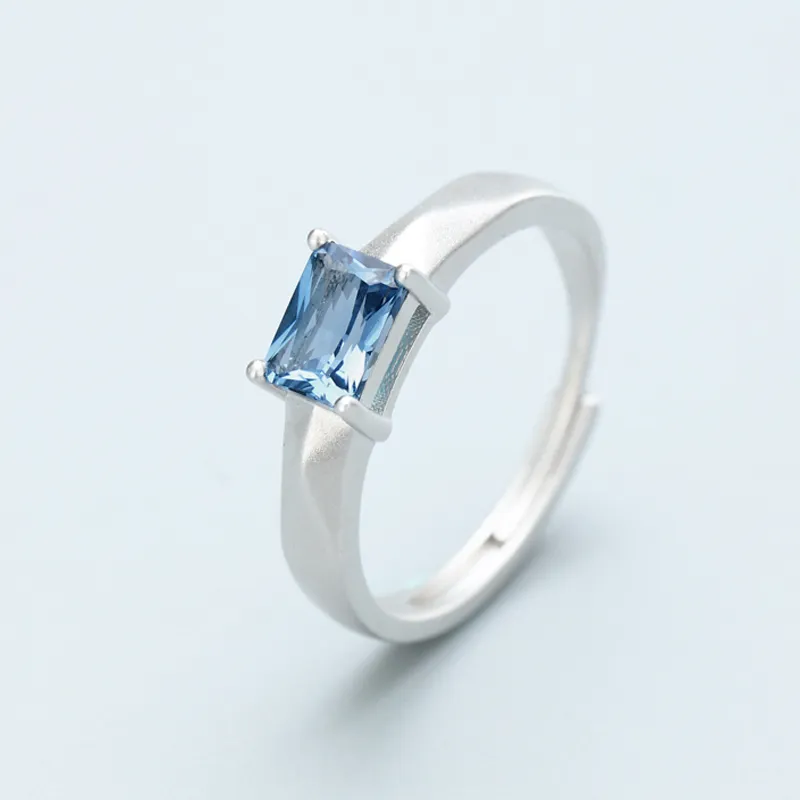 AIDAQIAN S925 Silver Ring Open And Adjustable Men's-4