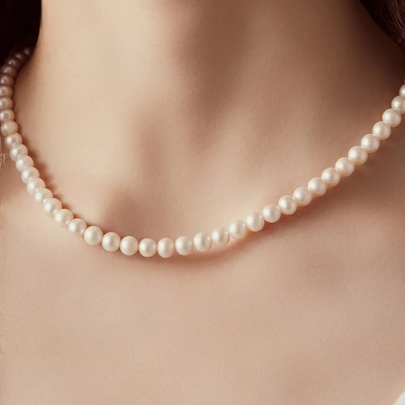 AIDAQIAN Pearl Necklaces Women's-3