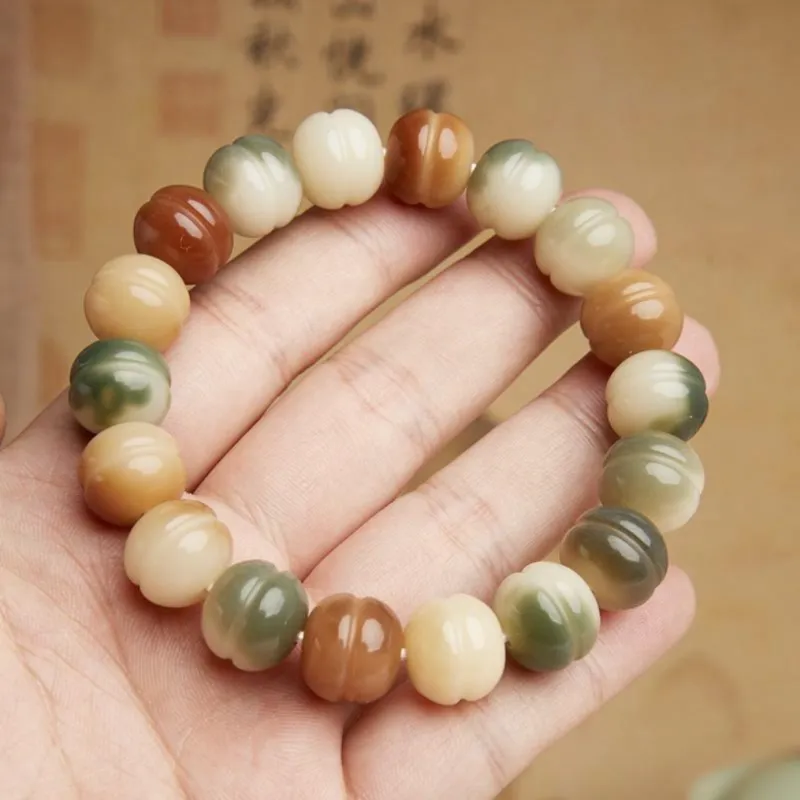 TANGSHU Bodhi Root Rich Overnight Wealth Success Good Luck Beaded Bracelet Unisex-5