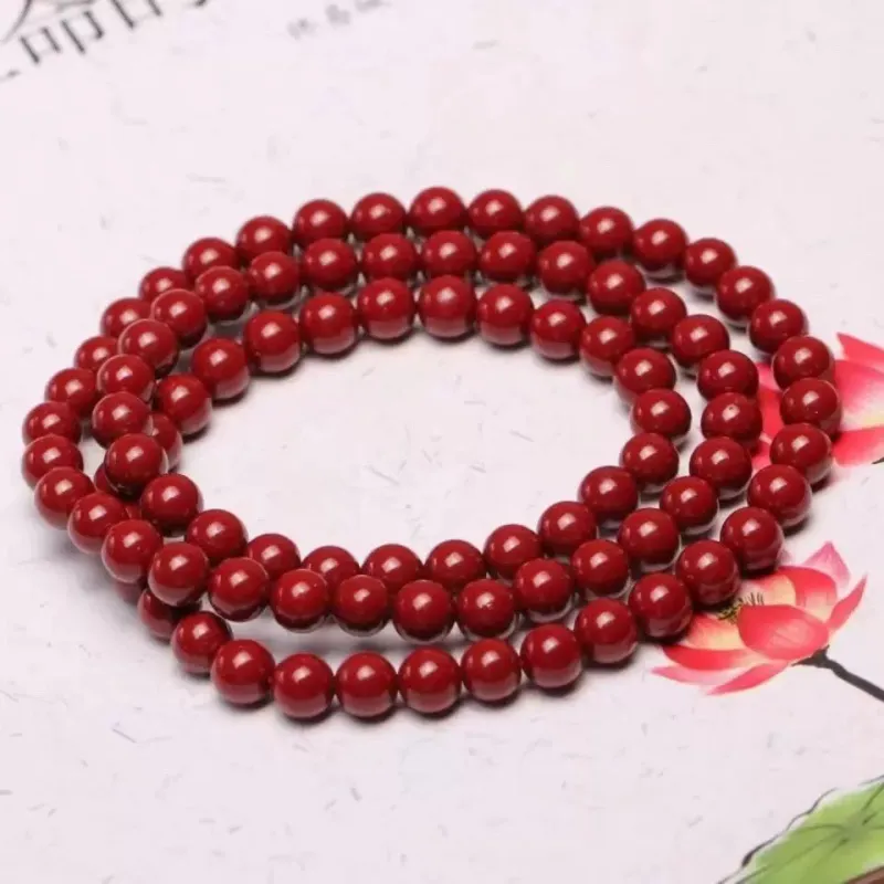 TANGSHU Cinnabar Jade Bracelets Unisex-3