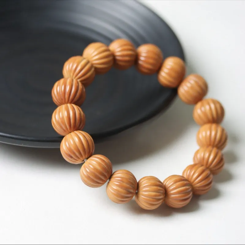 TANGSHU Monkey Head Walnut Wealth All The Best Good Luck Beaded Bracelet Unisex-5