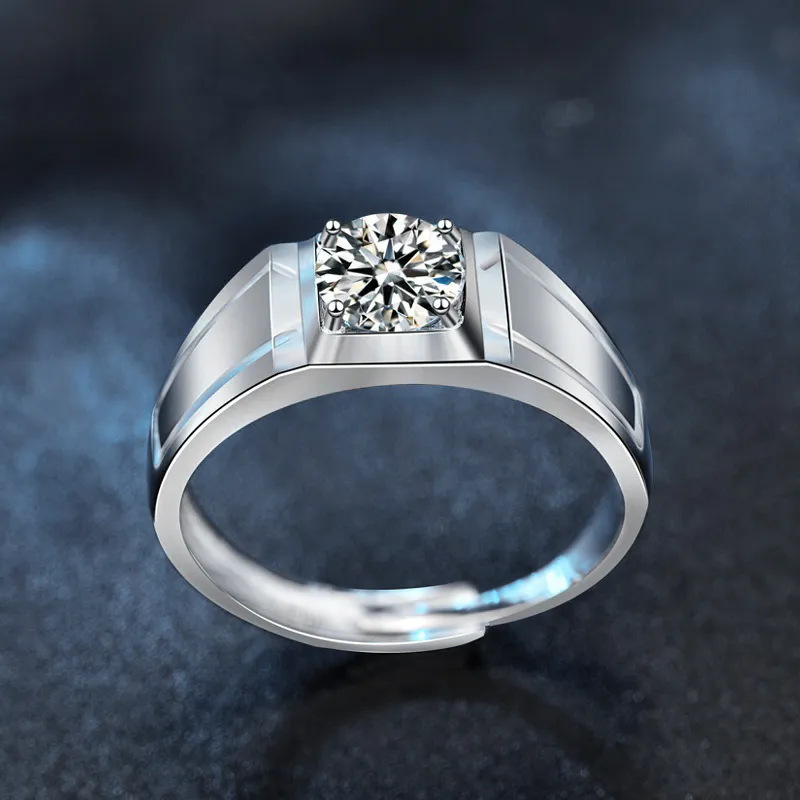 WUMZK 925 Sterling Silver Rings Men's-3