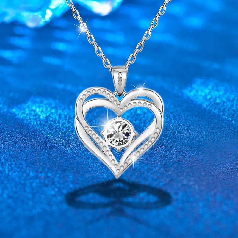 WUMZK 925 Sterling Silver Necklaces Women's-1