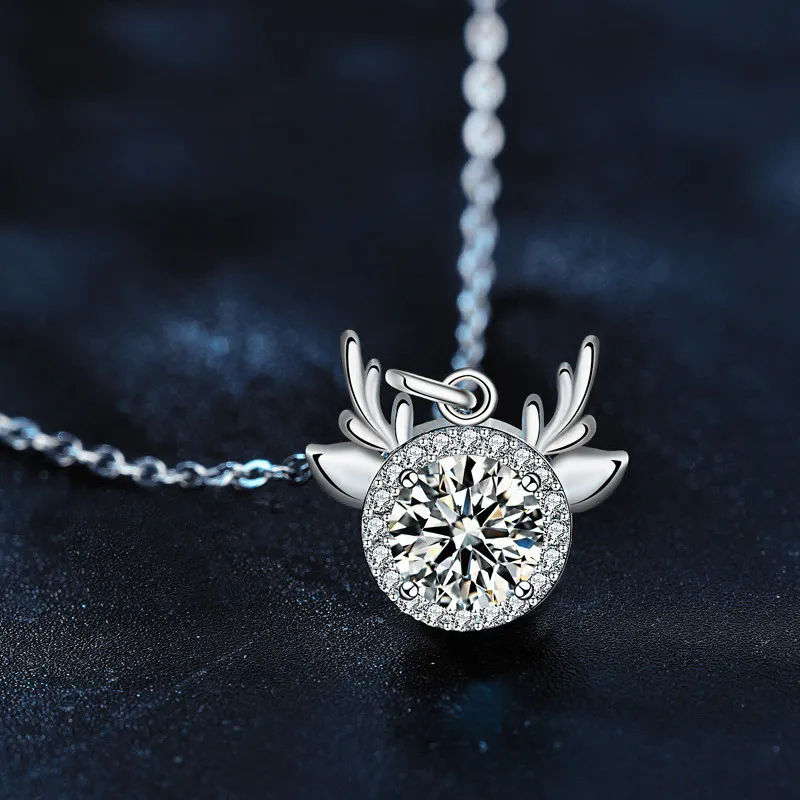 WUMZK 925 Sterling Silver Necklaces Unisex-2