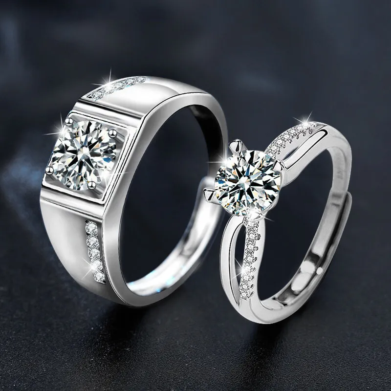 WUMZK 925 Sterling Silver Rings Unisex-4
