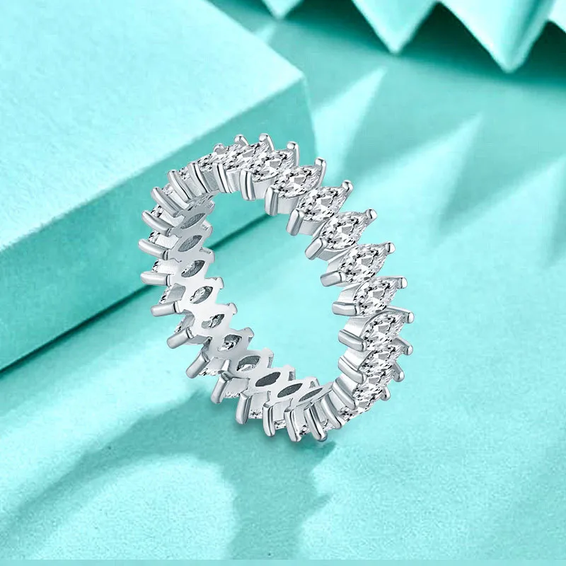 WUMZK 925 Sterling Silver Rings Unisex-3