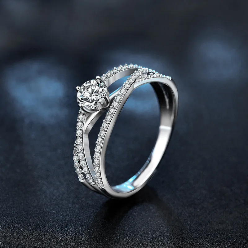 WUMZK 925 Sterling Silver Rings Unisex-3