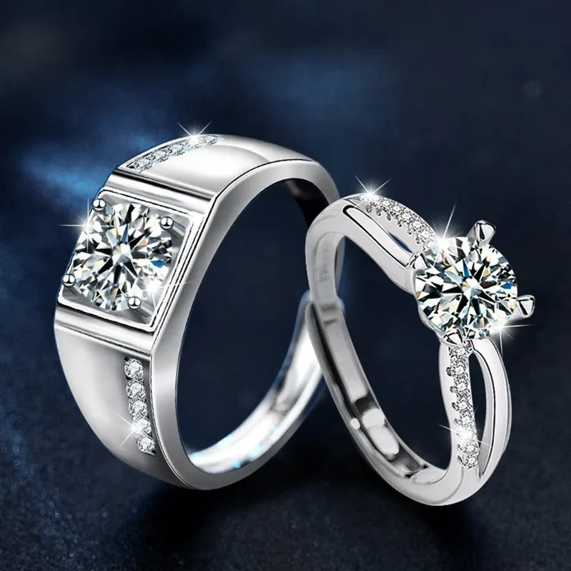 WUMZK 925 Sterling Silver Rings Unisex-3