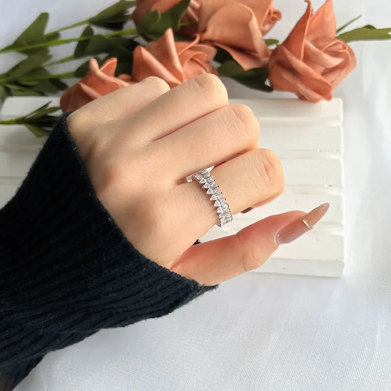 WUMZK 925 Sterling Silver Rings Unisex-1