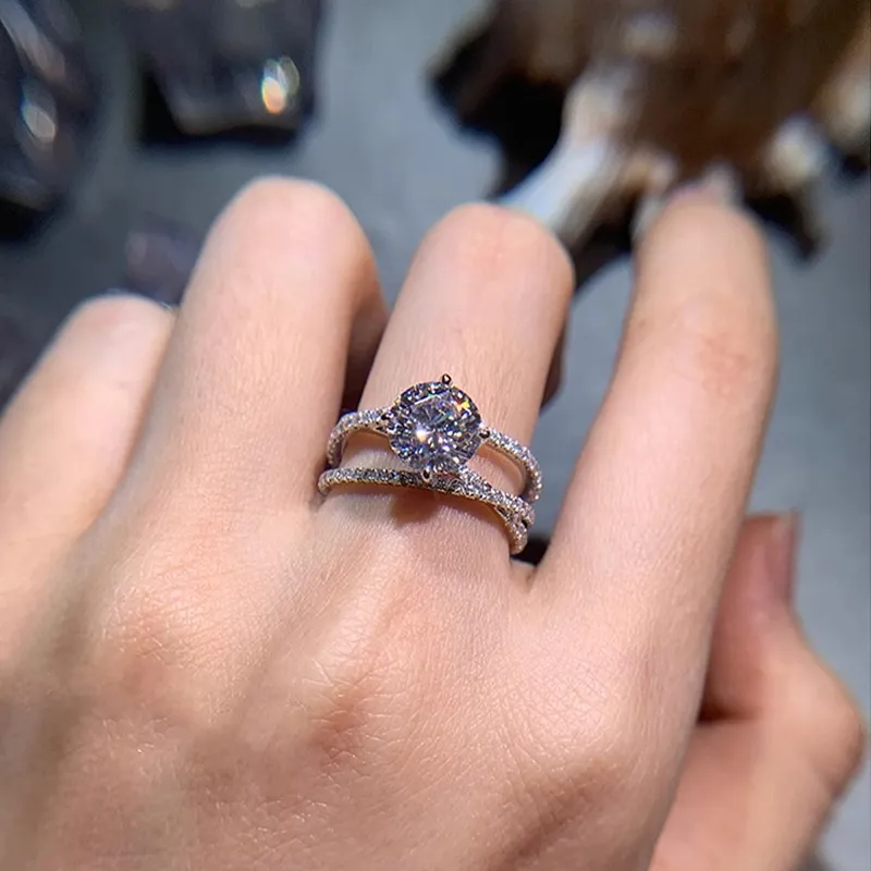 WUMZK 925 Sterling Silver Rings Unisex-4
