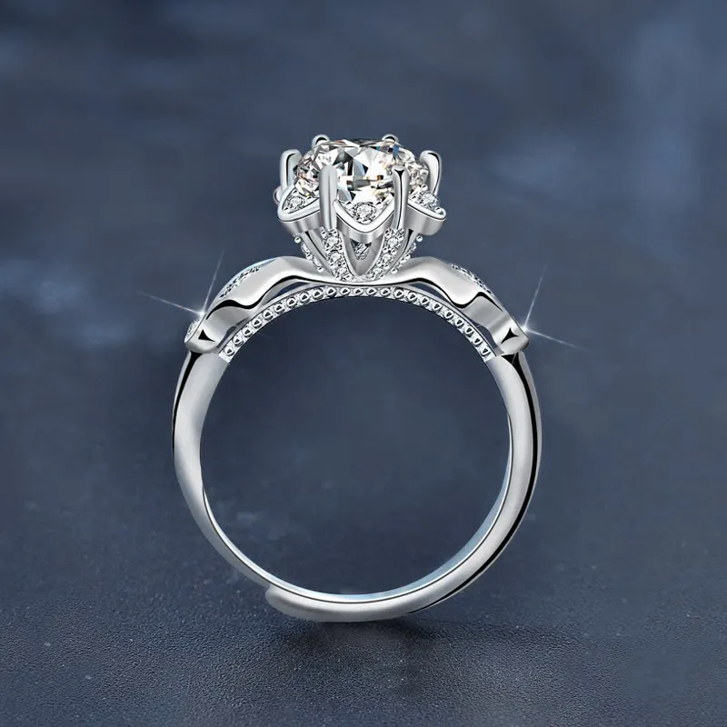 WUMZK 925 Sterling Silver Rings Unisex-3