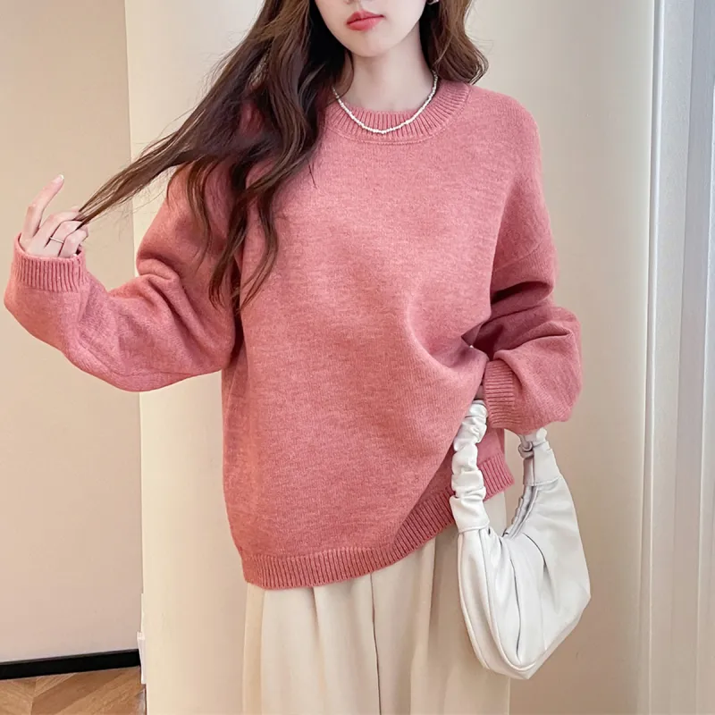 Tonlion Sweater Women's Leather Pink-1