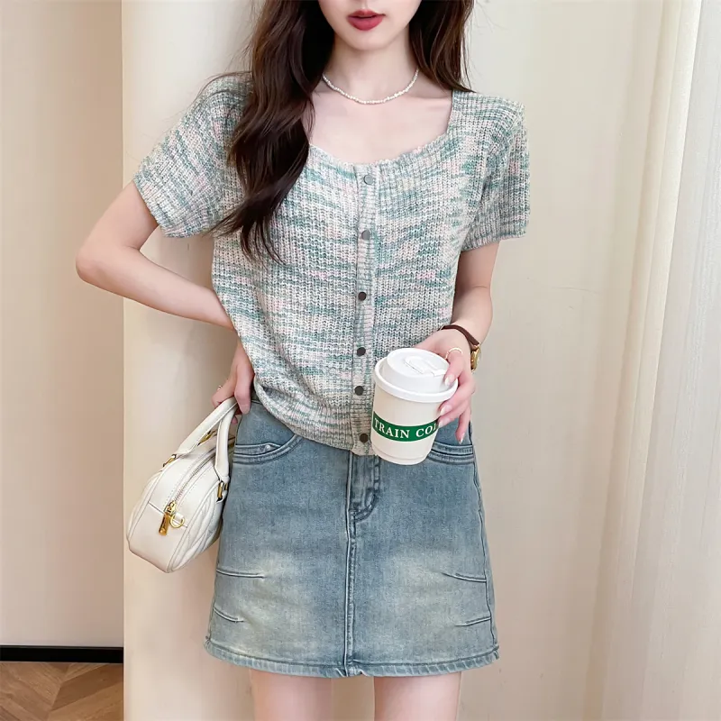 Tonlion Knitwear Women's Green Tone-2
