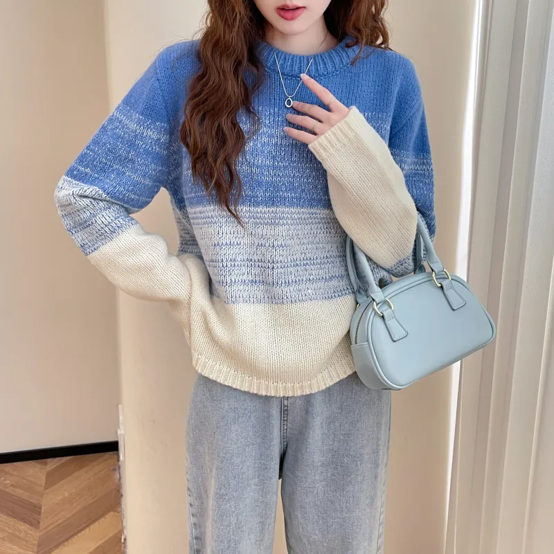 Tonlion Sweater Women's Blue Tone-1