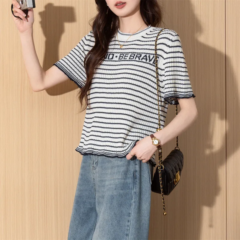 Tonlion Knitwear Women's White Tone-4