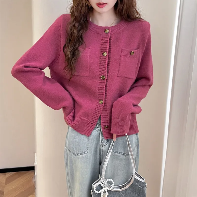 Tonlion Knitwear Women's Vintage Pink-1
