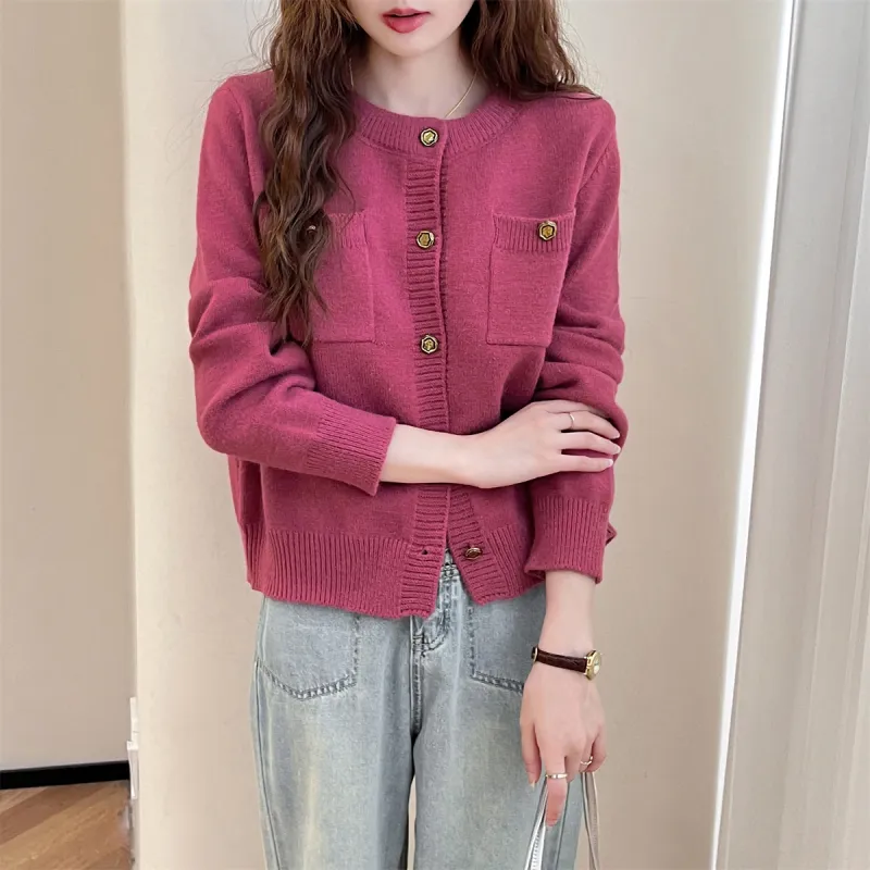 Tonlion Knitwear Women's Vintage Pink-2