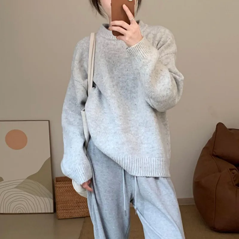 Tonlion Sweater Women's Light Heather Gray-3